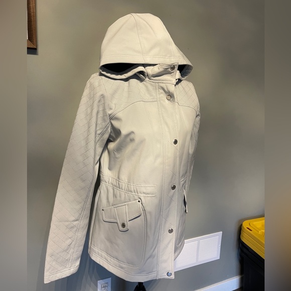 25. Weatherproof Quilted Soft Shell Anorak-SILVER-Medium - Picture 1 of 4